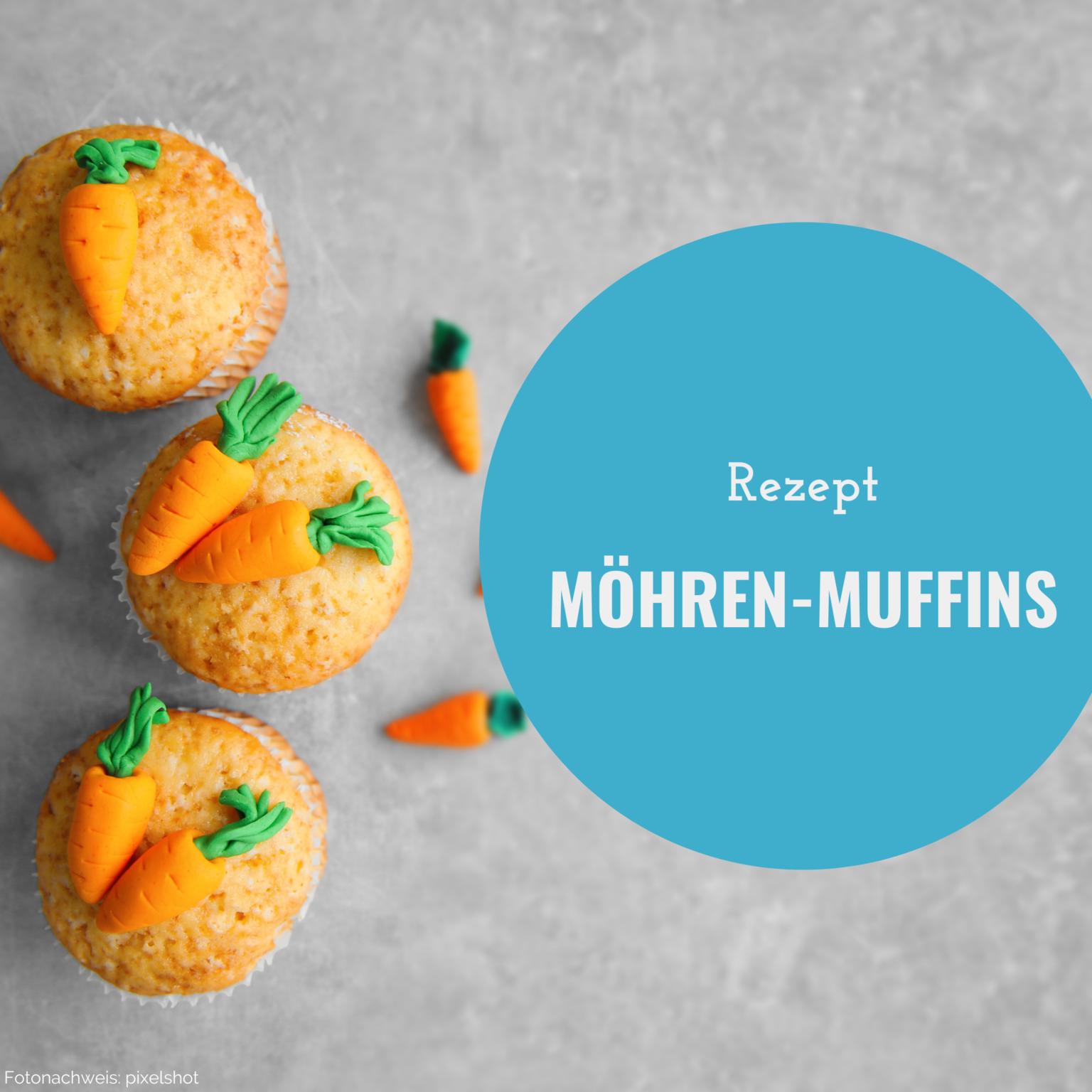 Rezept Möhrenmuffins - Ciao Cacao